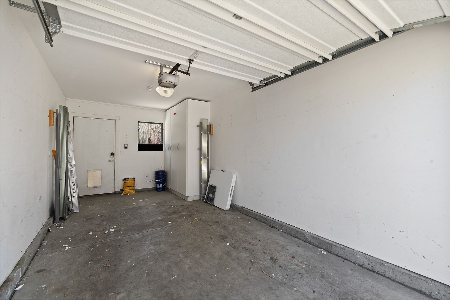 Attached private garage at a Boise North End vacation rental near Hyde Park